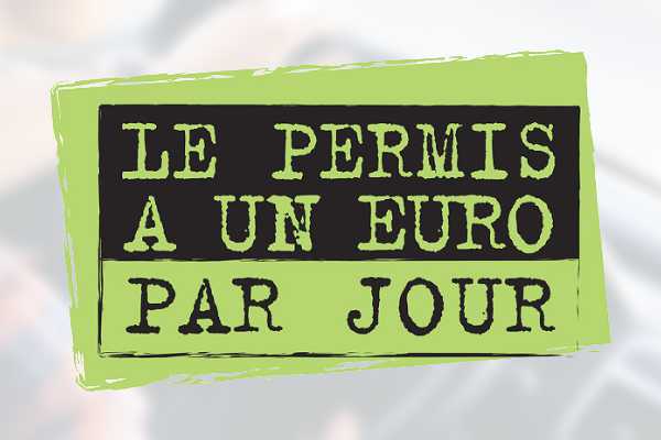 permis à 1 euro par jour